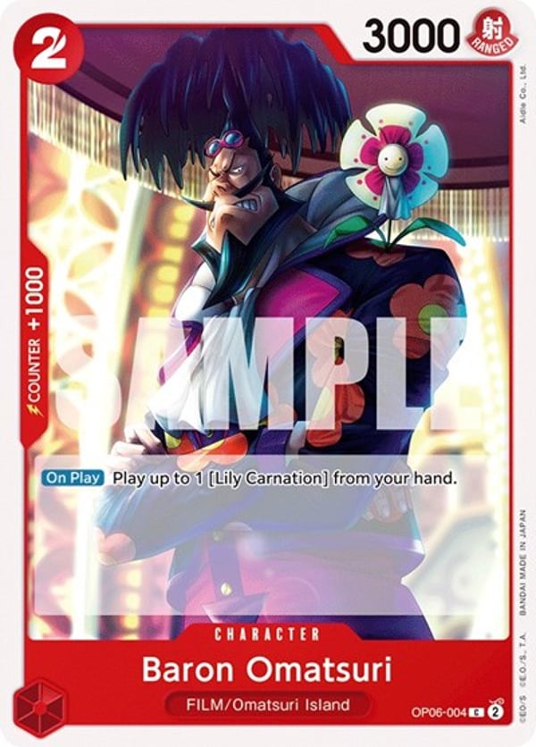 Baron Omatsuri OP06-004 — English OP-06 printing