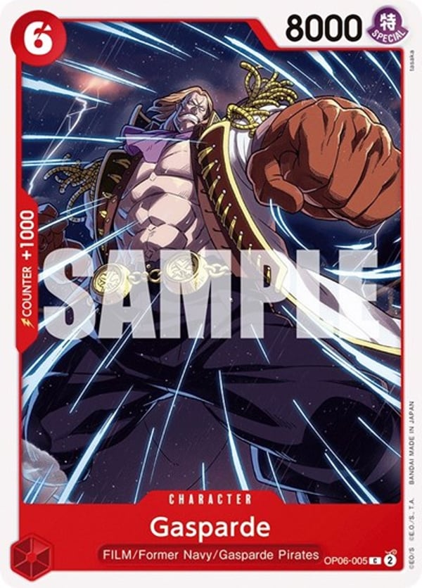 Gasparde OP06-005 — English OP-06 printing