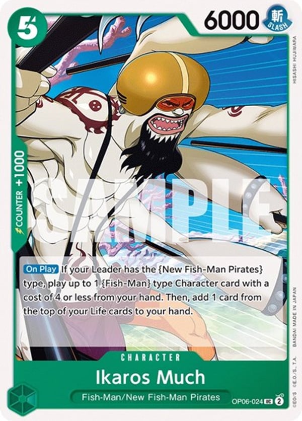 Ikaros Much OP06-024 — English OP-06 printing
