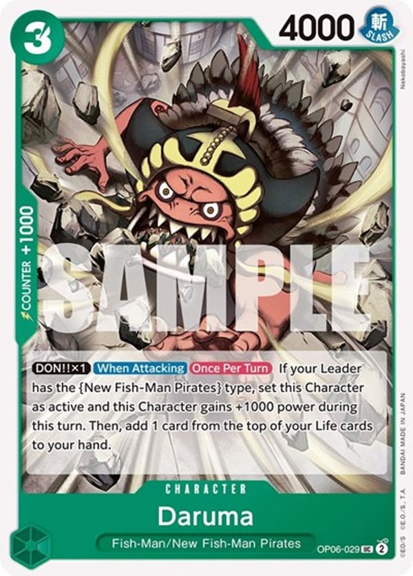 Daruma OP06-029 — English OP-06 printing