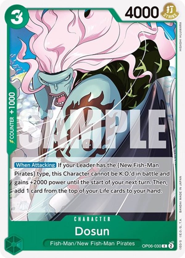 Dosun OP06-030 — English OP-06 printing