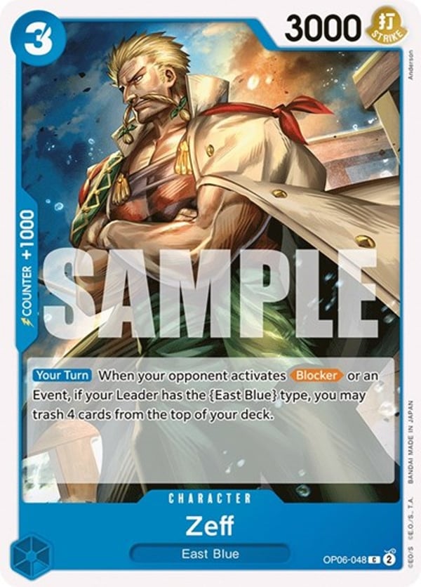 Zeff OP06-048 — English OP-06 printing