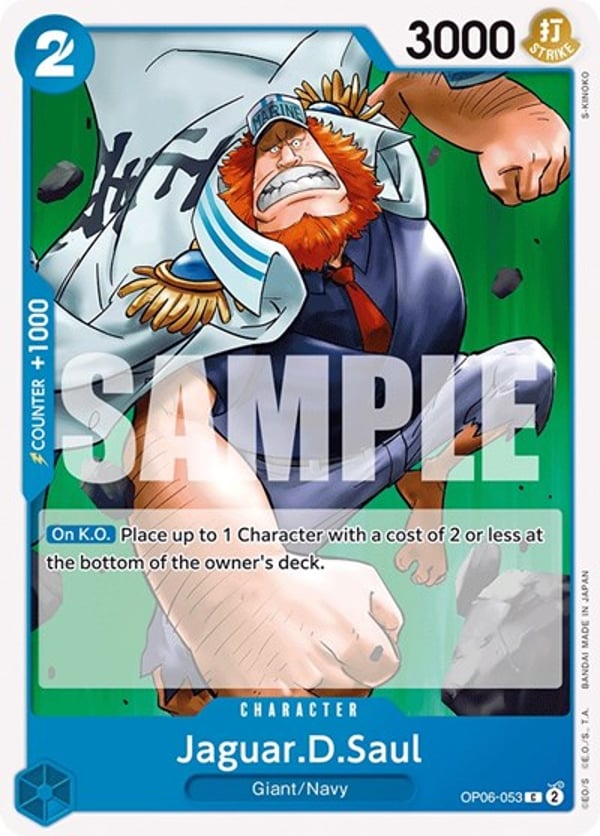 Jaguar.D.Saul OP06-053 — English OP-06 printing