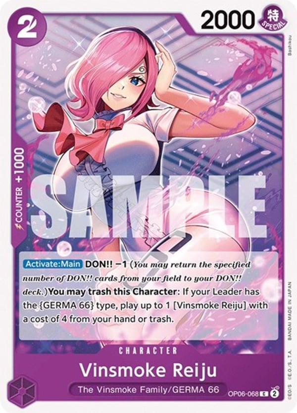 Vinsmoke Reiju (068) OP06-068 — English OP-06 printing