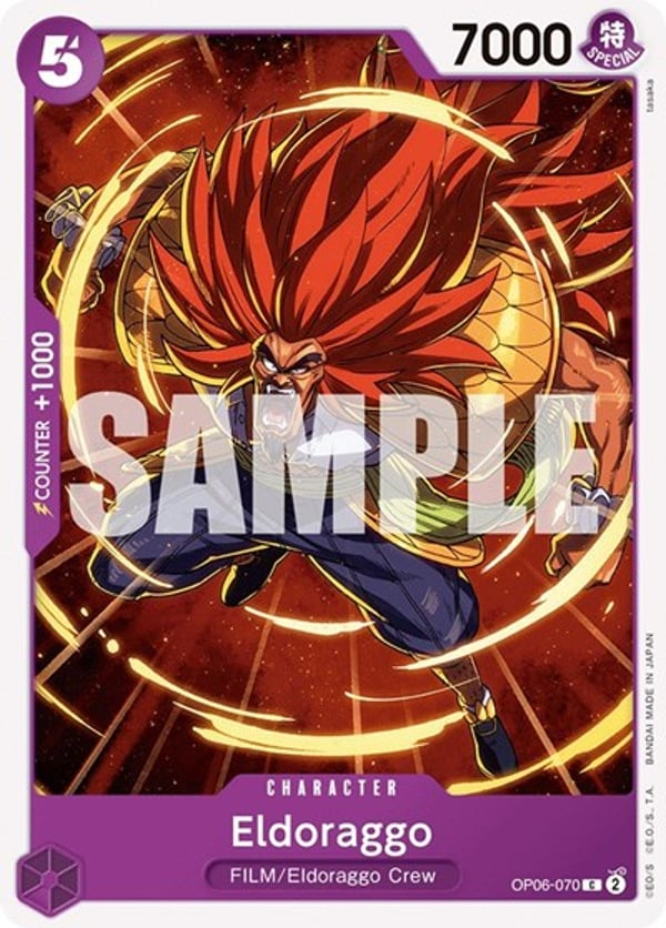 Eldoraggo OP06-070 — English OP-06 printing
