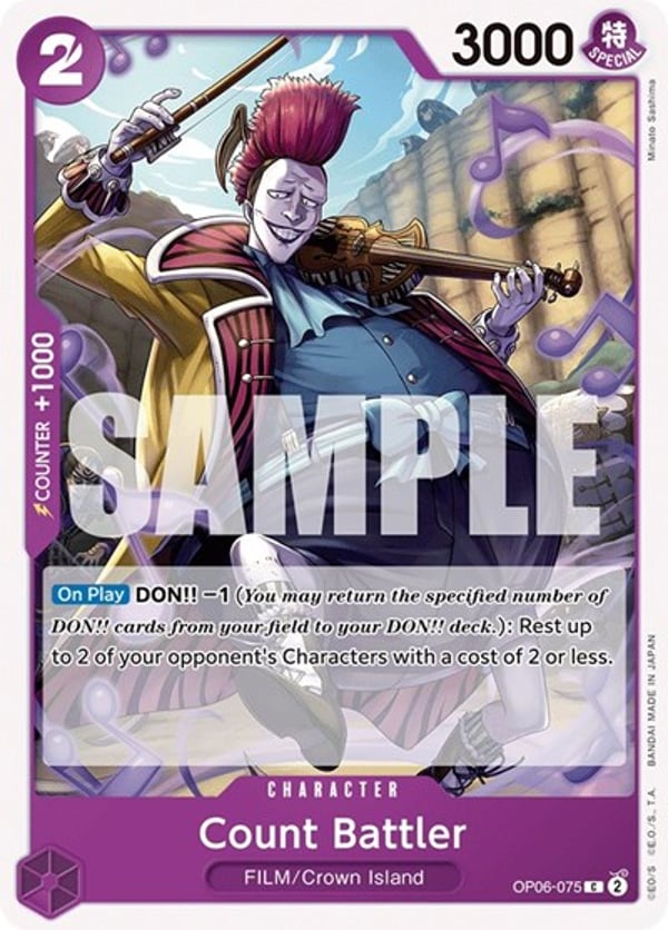 Count Battler OP06-075 — English OP-06 printing