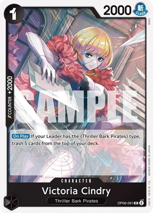Victoria Cindry OP06-091 — English OP-06 printing