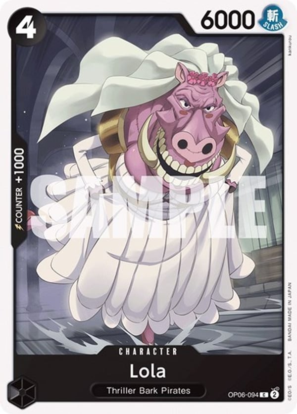 Lola OP06-094 — English OP-06 printing