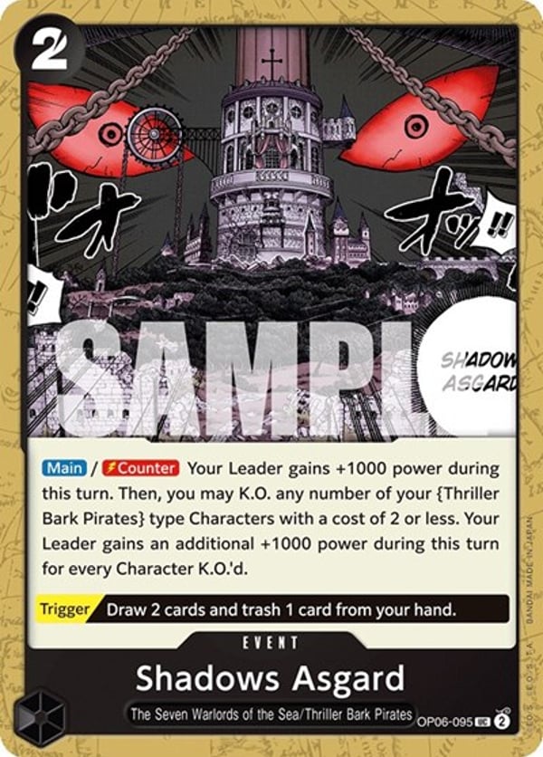 Shadows Asgard OP06-095 — English OP-06 printing