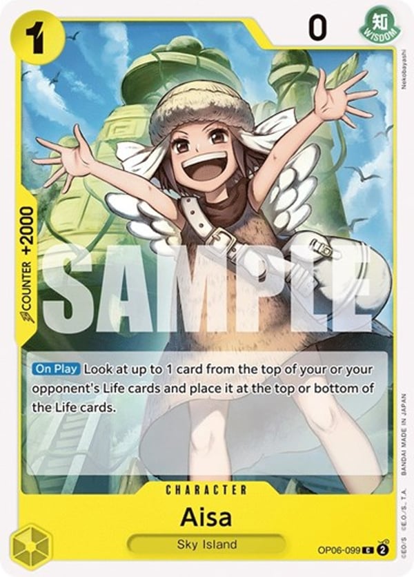 Aisa OP06-099 — English OP-06 printing