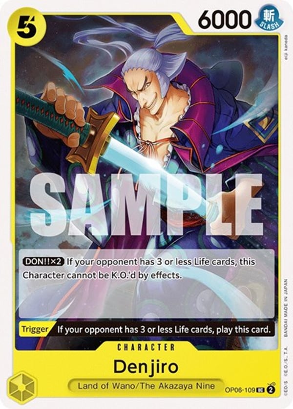 Denjiro OP06-109 — English OP-06 printing