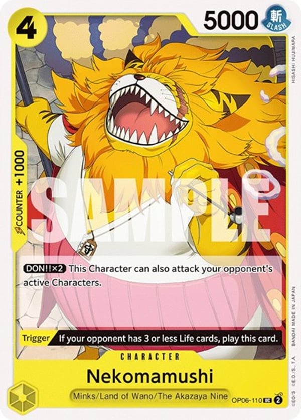 Nekomamushi OP06-110 — English OP-06 printing