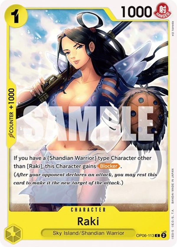 Raki OP06-113 — English OP-06 printing