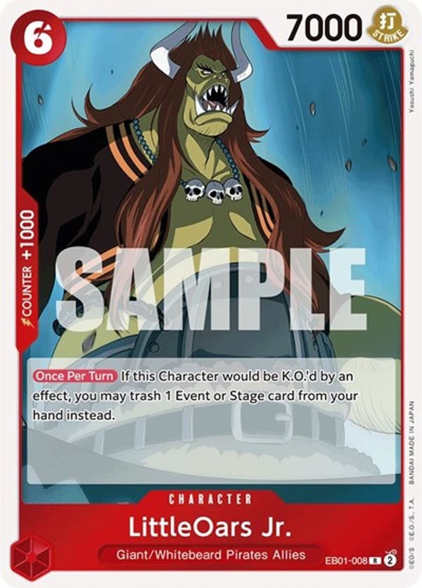 LittleOars Jr. EB01-008 — English EB-01 printing