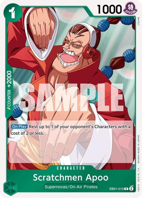 Scratchmen Apoo EB01-015 — English EB-01 printing