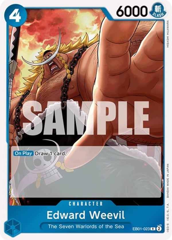 Edward Weevil EB01-023 — English EB-01 printing