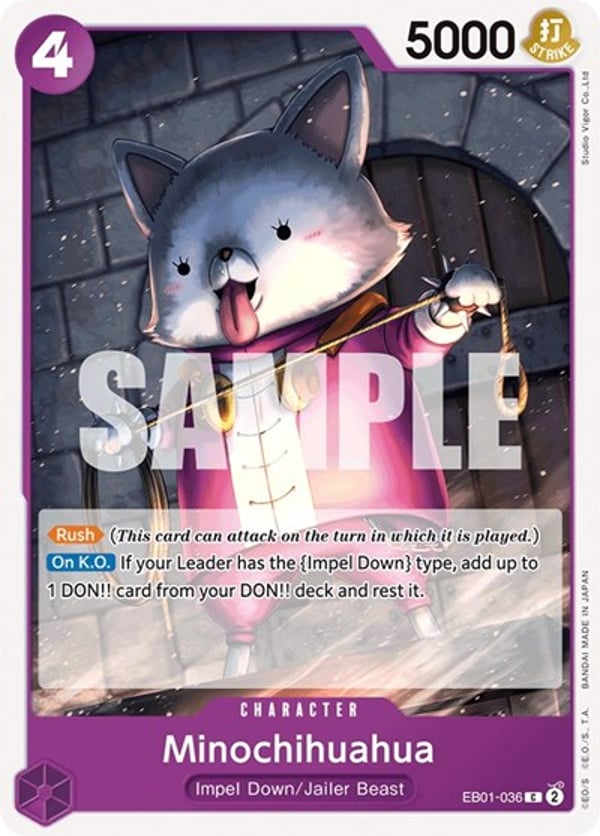 Minochihuahua EB01-036 — English EB-01 printing