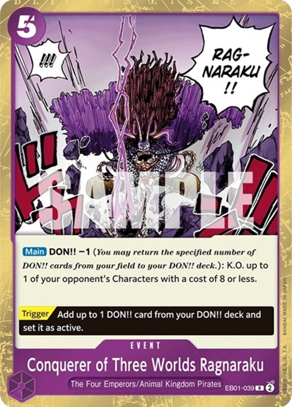 Conquerer of Three Worlds Ragnaraku EB01-039 — English EB-01 printing
