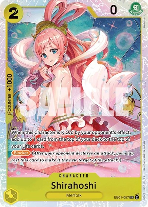 Shirahoshi EB01-057 — English EB-01 printing