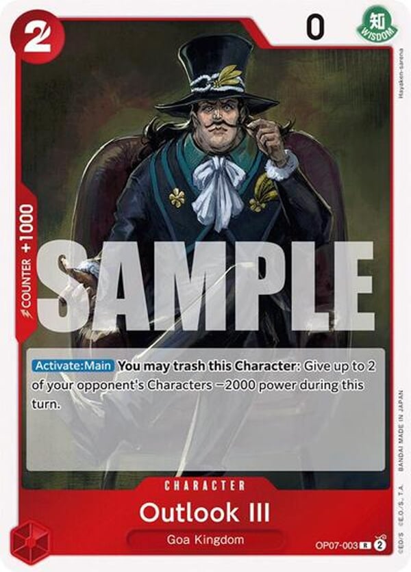 Outlook III OP07-003 — English OP-07 printing