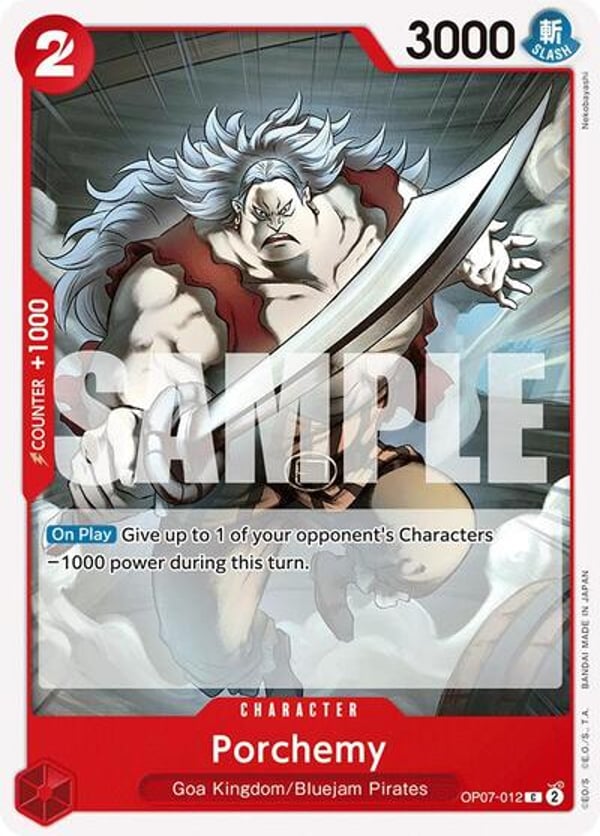 Porchemy OP07-012 — English OP-07 printing