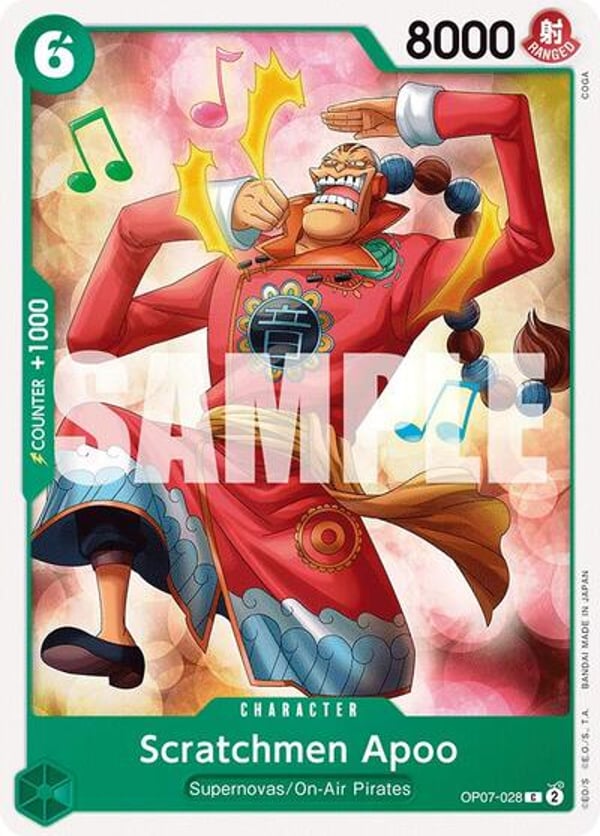 Scratchmen Apoo OP07-028 — English OP-07 printing