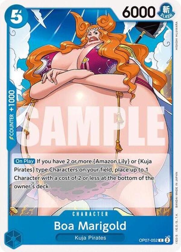 Boa Marigold OP07-052 — English OP-07 printing