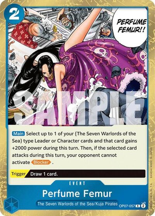 Perfume Femur OP07-057 — English OP-07 printing
