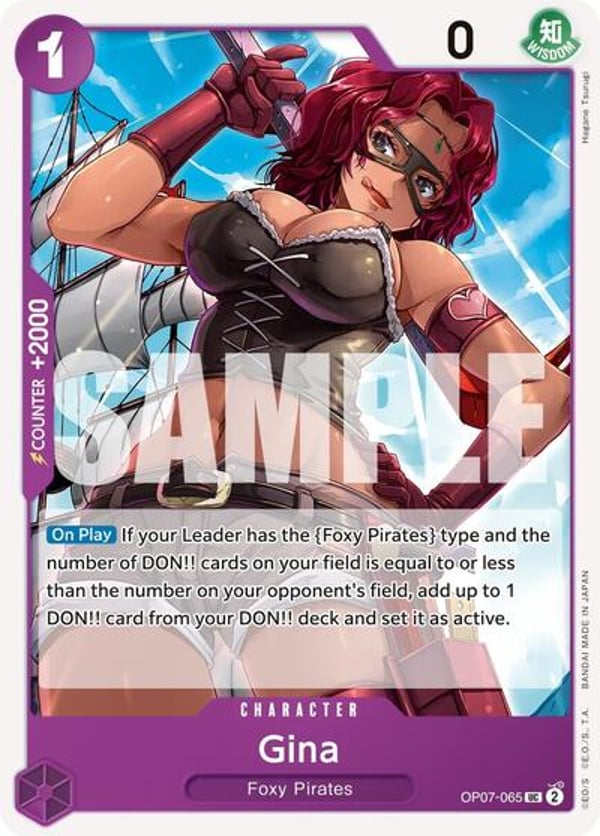 Gina OP07-065 — English OP-07 printing