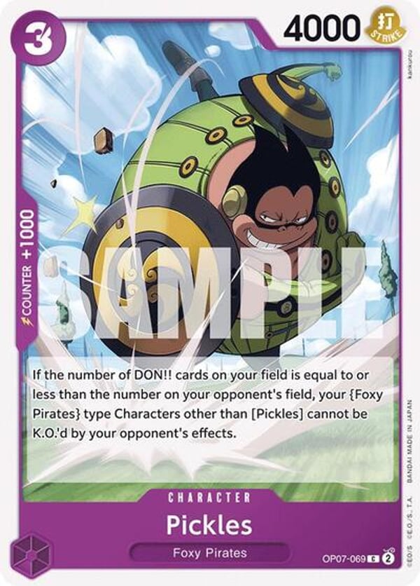 Pickles OP07-069 — English OP-07 printing