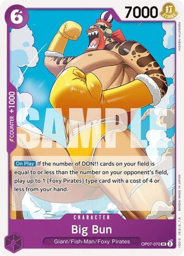 Big Bun OP07-070 — English OP-07 printing