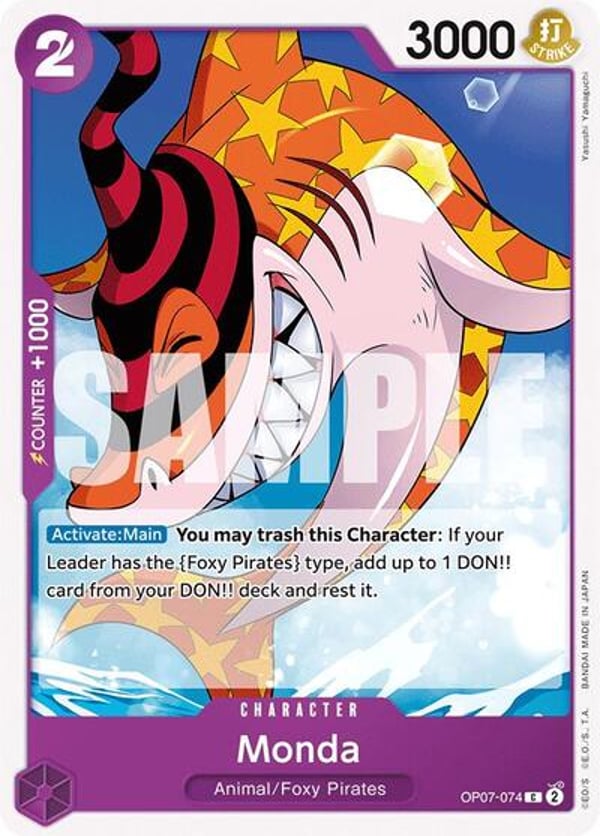 Monda OP07-074 — English OP-07 printing