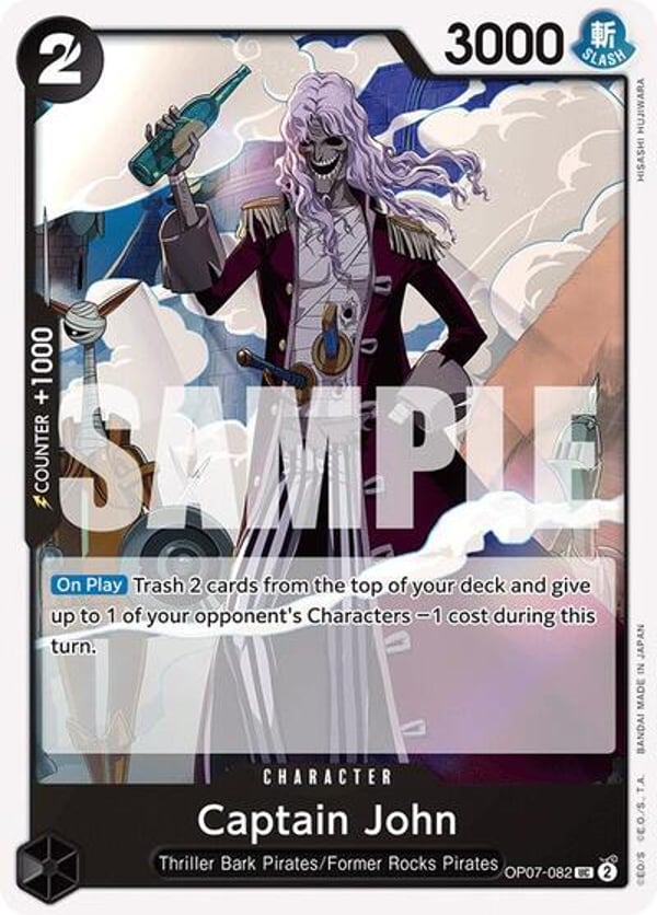 Captain John OP07-082 — English OP-07 printing