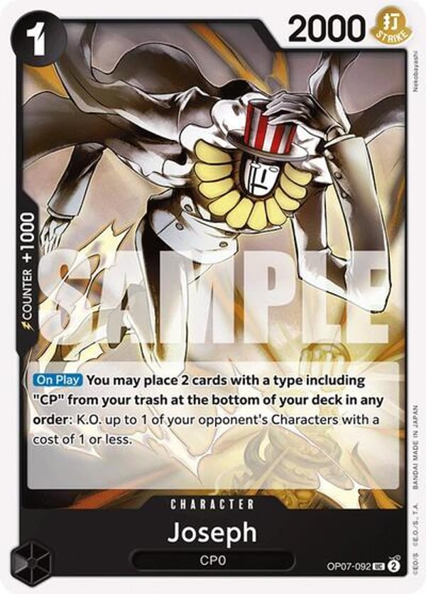 Joseph OP07-092 — English OP-07 printing