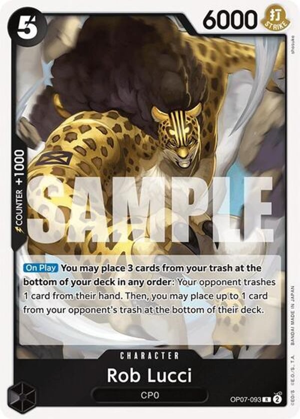 Rob Lucci (093) OP07-093 — English OP-07 printing