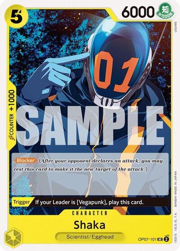 Shaka OP07-101 — English OP-07 printing