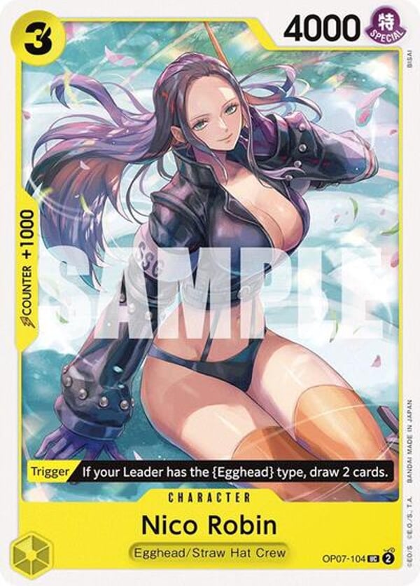 Nico Robin OP07-104 — English OP-07 printing