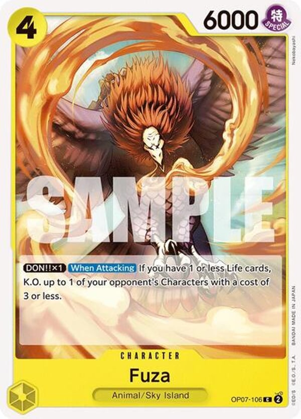 Fuza OP07-106 — English OP-07 printing