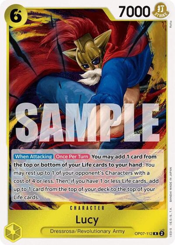 Lucy OP07-112 — English OP-07 printing