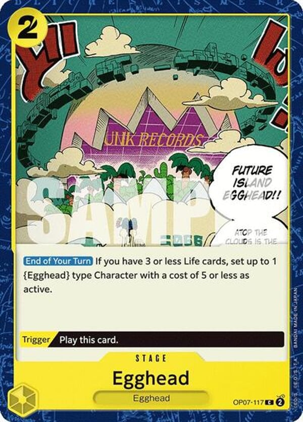 Egghead OP07-117 — English OP-07 printing