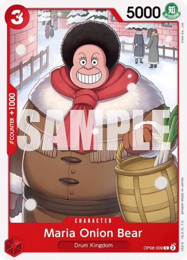 Maria Onion Bear OP08-009 — English OP-08 printing