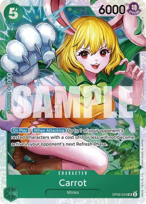 Carrot (023) OP08-023 — English OP-08 printing