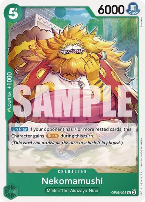 Nekomamushi OP08-028 — English OP-08 printing