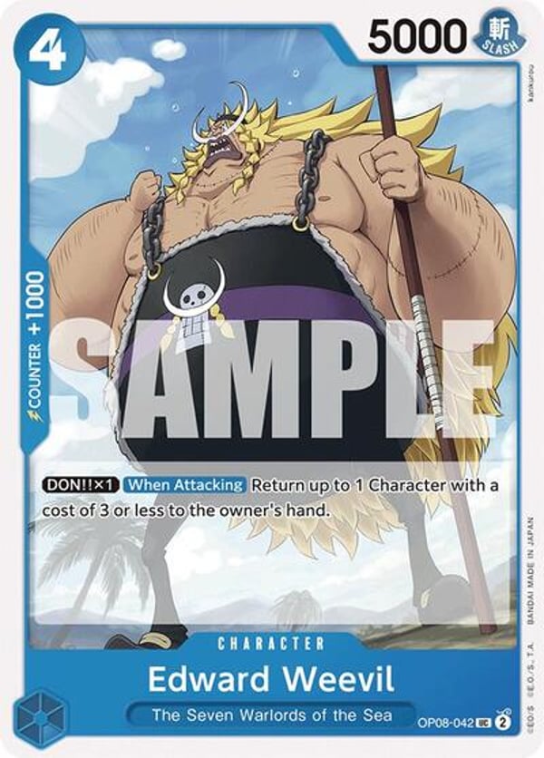 Edward Weevil OP08-042 — English OP-08 printing