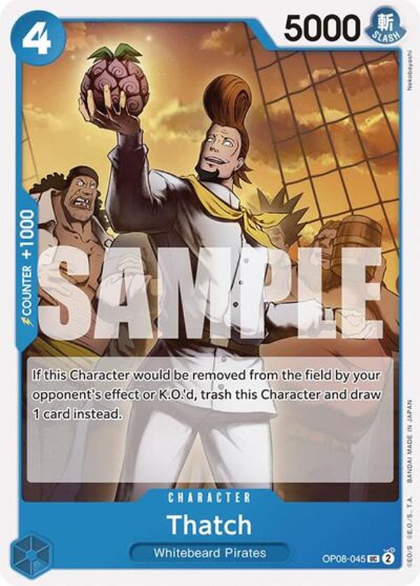 Thatch OP08-045 — English OP-08 printing
