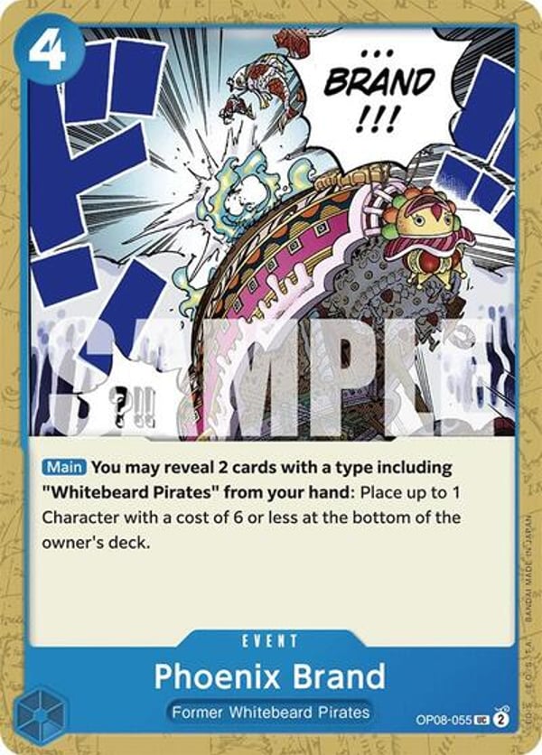 Phoenix Brand OP08-055 — English OP-08 printing