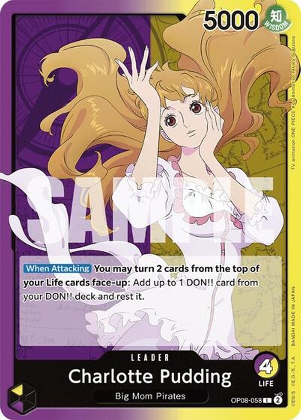 Charlotte Pudding (058) OP08-058 — English OP-08 printing
