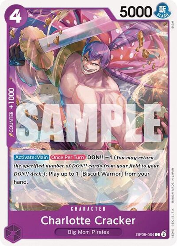 Charlotte Cracker OP08-064 — English OP-08 printing