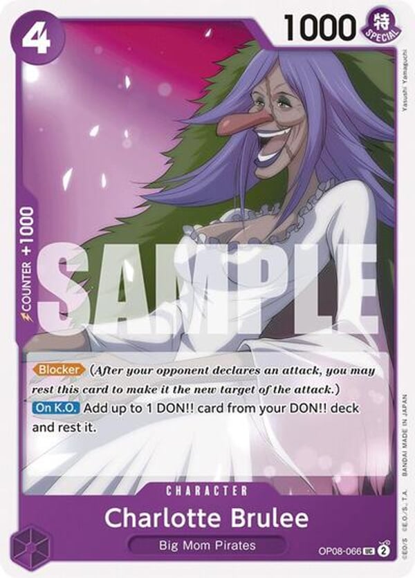 Charlotte Brulee OP08-066 — English OP-08 printing