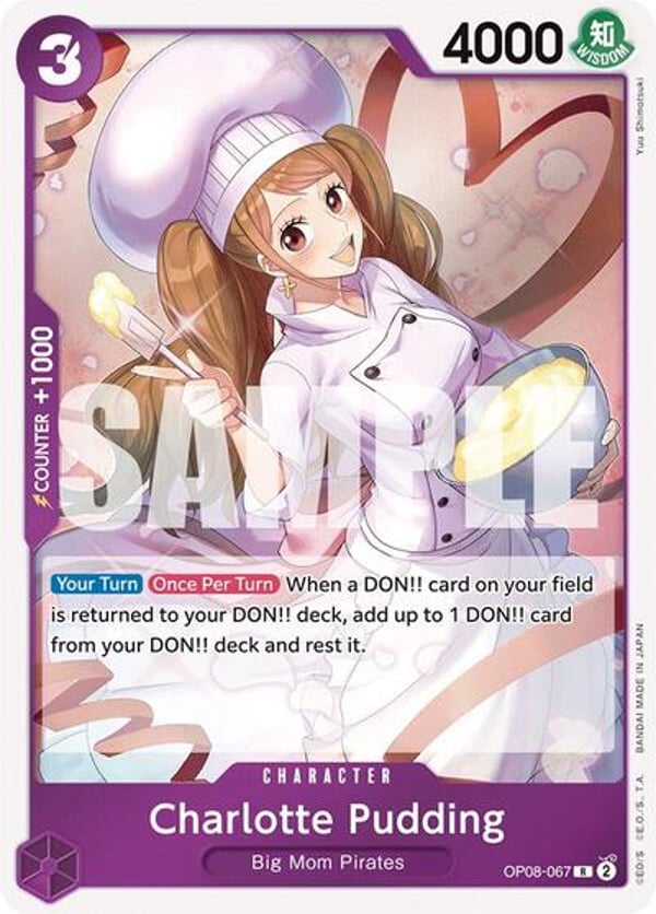 Charlotte Pudding (067) OP08-067 — English OP-08 printing